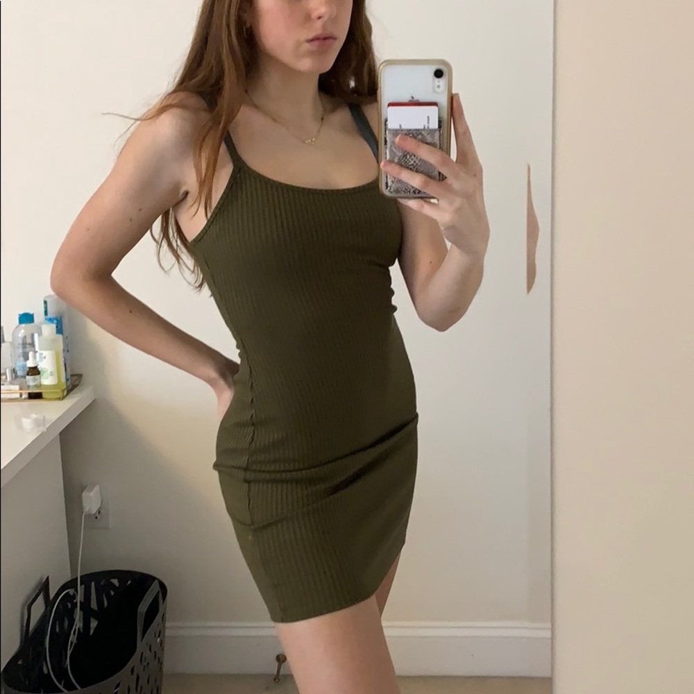 Urban Outfitters Ribbed Body Con Dress
